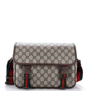 Gucci Web Buckle Messenger Bag Gg #306732G17B